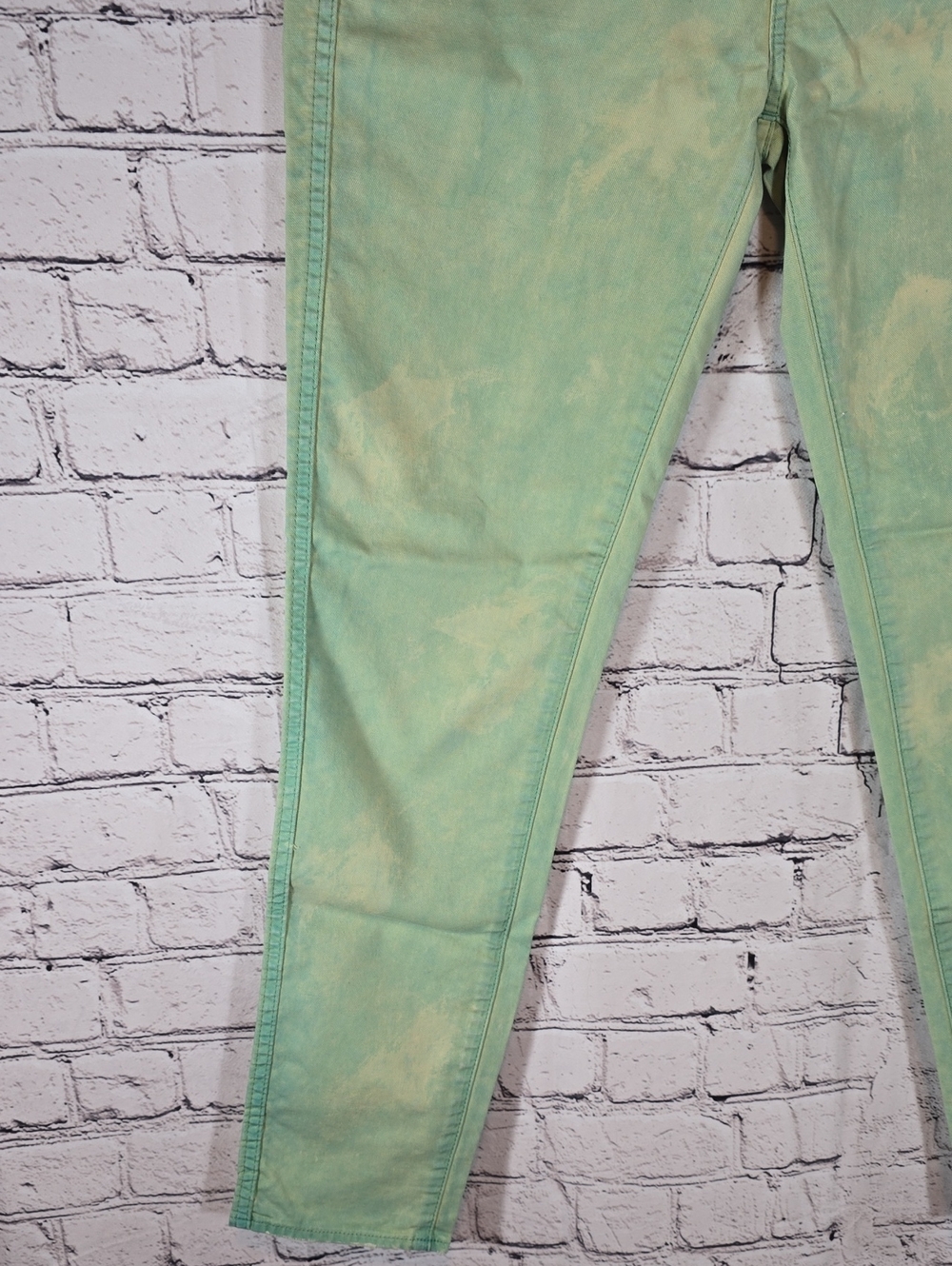 Ralph Lauren Mint Green Tie-Dye Jeans Size 28 - Picture 6 of 13